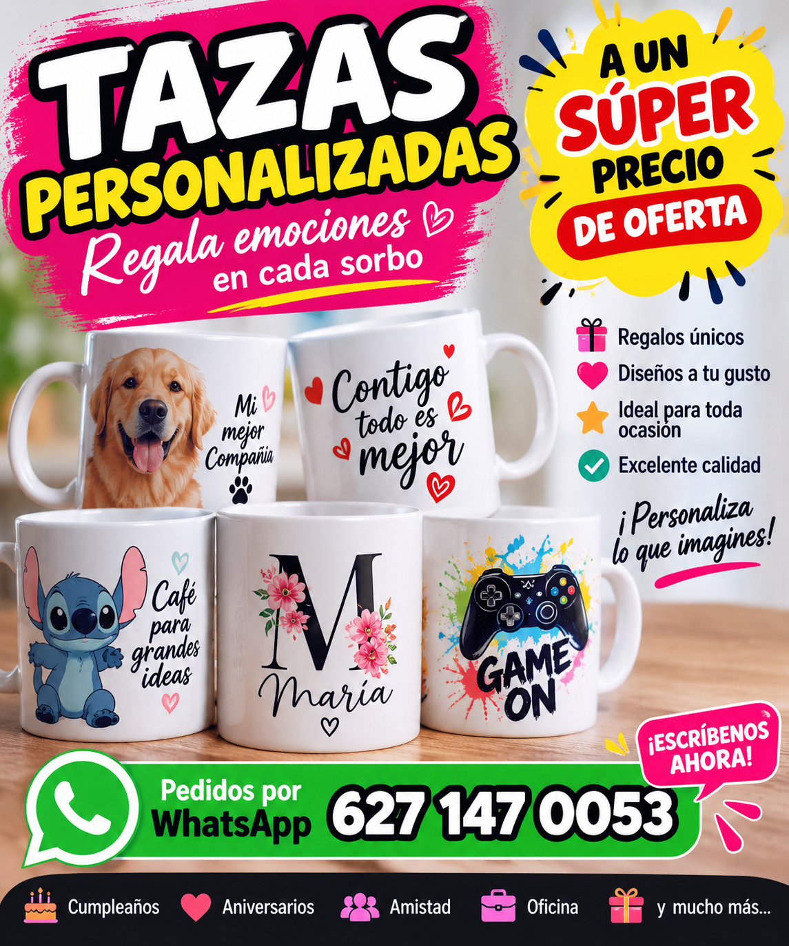 Taza Personalizada de Oferta