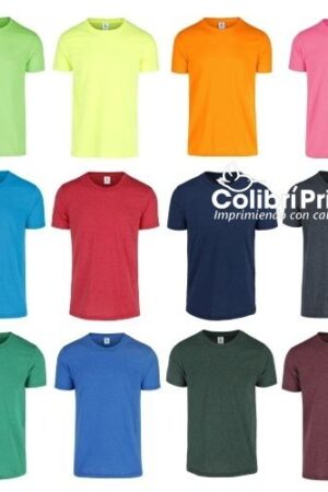 Playera Manga Corta Colores
