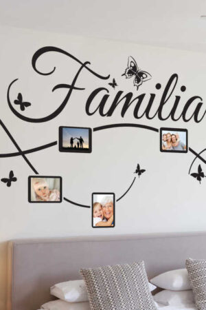 Vinilo decorativo fotos familia