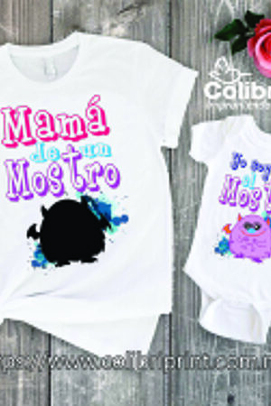 Playera Mamá e Hijo | Monstro Lindo
