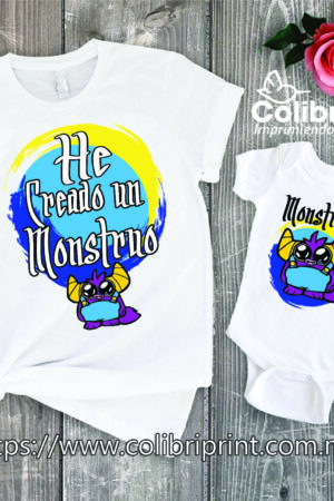 Playera Mamá e Hijo | Monstro