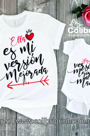 Playera Mamá e Hij@ | Versión Merjorada