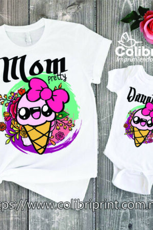 Playera Mamá e Hija | Helado