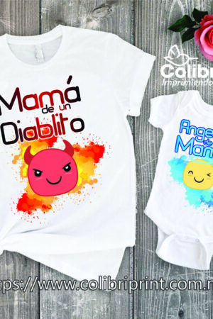 Playera Mamá e Hijo | Diablito