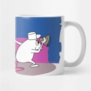 Pantera rosa pintando