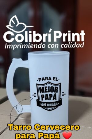 Tarro cervecero "El mejor Papá"