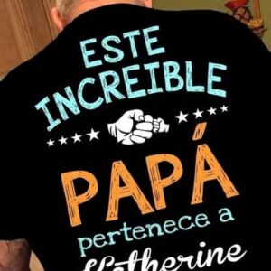 Playera para papá «Padre orgulloso»