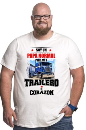 Playera Papá Trailero de corazón