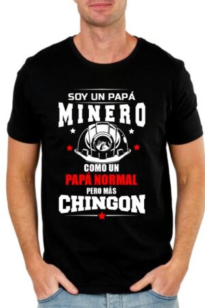 Playera Papá Minero
