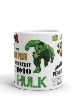 Taza Super Héroes HULK IROMAN SUMERPAN