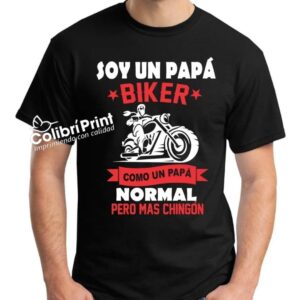 Playera papá Biker