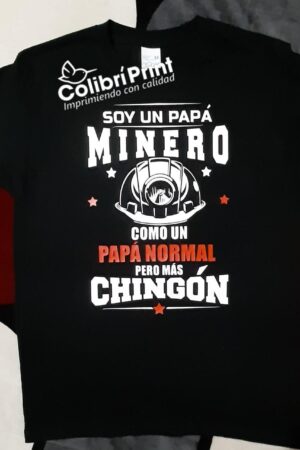 Playera papá Minero