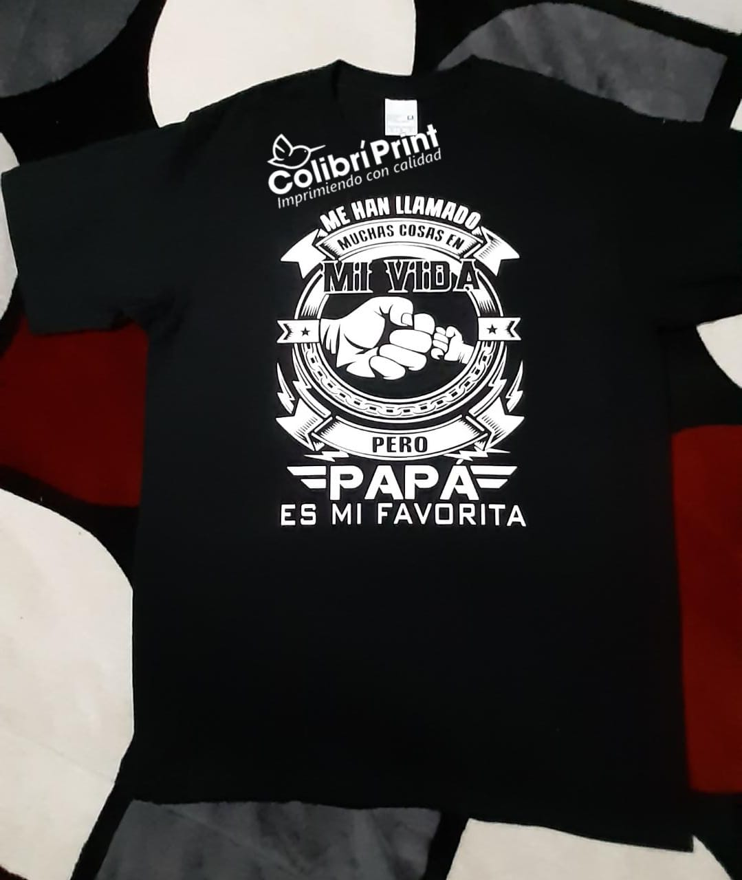 Playera para papá «Me – Colibrí Print México