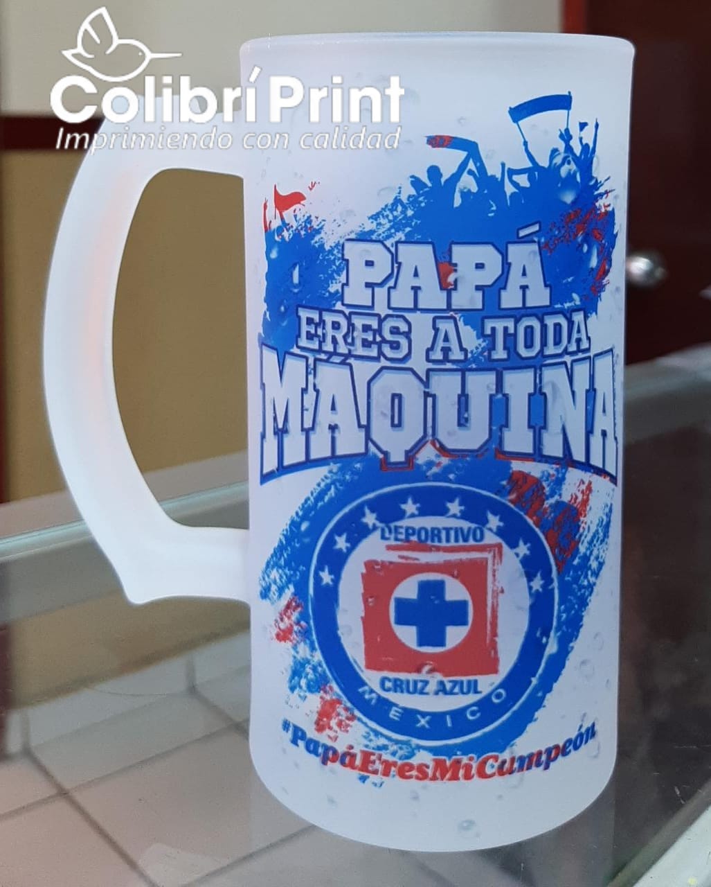 Tarro papá Cruz Azul – Colibrí Print México