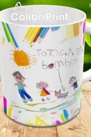 Taza personalizada con dibujo