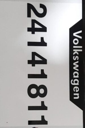 Placa Personalizada tipo Europea Metálica