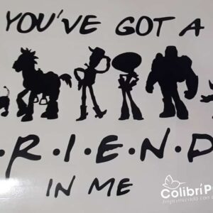 Calca para auto F·R·I·E·N·D in me