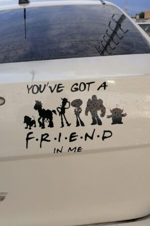Calca para auto F·R·I·E·N·D in me