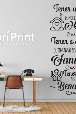 Vinilo Decorativo Familia