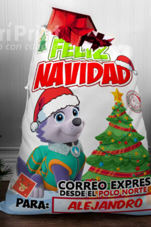 Costalitos Navideños Paw Patrol