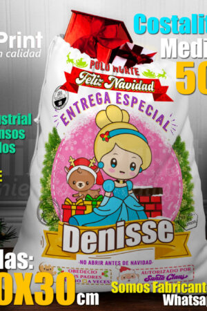 COSTALITOS NAVIDEÑOS 50cm x 70cm  CENICIENTA
