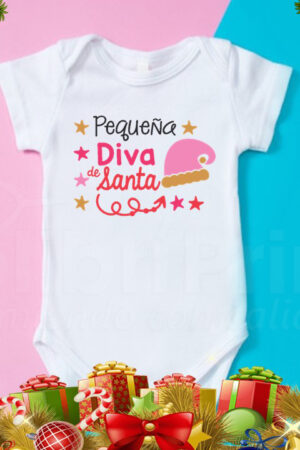 Pañalero "Pequeña Diva de Santa"