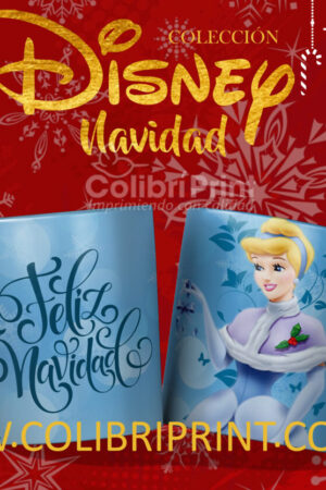 Tazas Navideñas Princesas