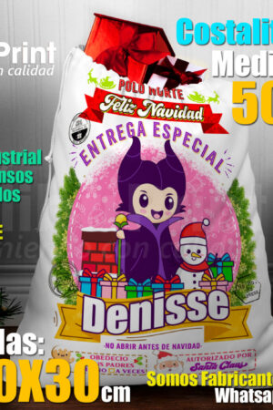 COSTALITOS NAVIDEÑOS 50cm x 70cm  MALEFICA