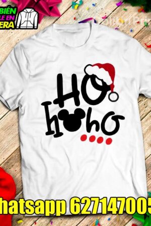 Playera Navideña Ho Ho Ho