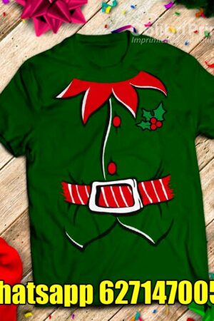 Playera Navideña Traje Elfo