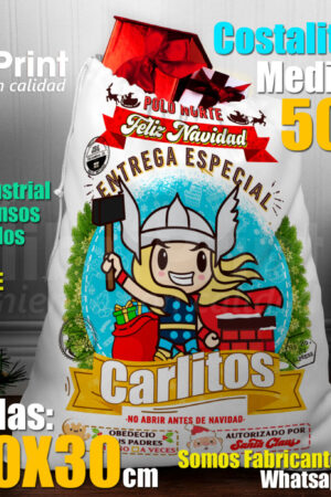 COSTALITOS NAVIDEÑOS 50cm x 70cm  Thor