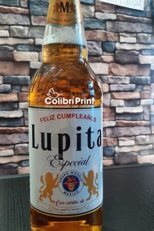 Etiqueta personalizada para Caguamón Modelo