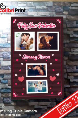 Cuadro decorativo fotos con tu pareja