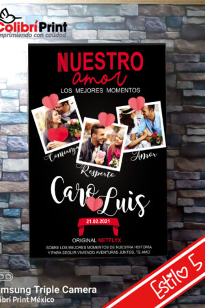 Cuadro decorativo "nuestro amor..."