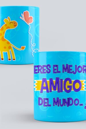 Taza "Eres El Mejor Amigo Del Mundo"