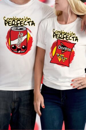 Dúo playeras Pareja Perfecta