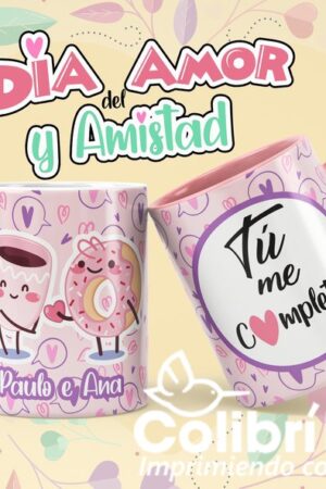 Tazas Día del Amor y Amistad