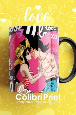 Taza Goku enamorado