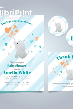 40 INVITACIONES BABY SHOWER