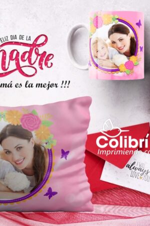 Dúo Almohada y taza Día de la Madre