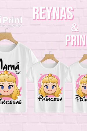 Playeras Combo Mamá e Hijos De 3