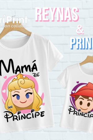 Playeras Combo Mamá e Hijos De 2