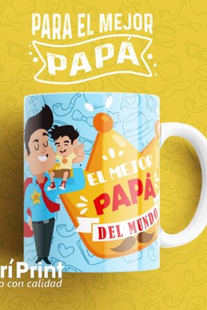 Taza El Mejor Papá Del Mundo