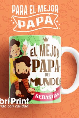 Taza El Mejor Papá Del Mundo