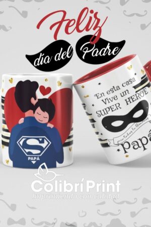 Taza En Esta Casa Vive Un Superhéroe