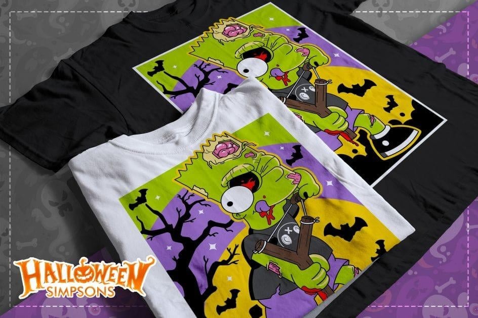Playeras Halloween Los Simpson