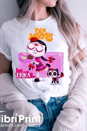 PLAYERAS MODERNAS DÍA DE MUERTOS