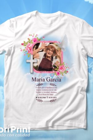 Playera funebre (de luto) diseño 10