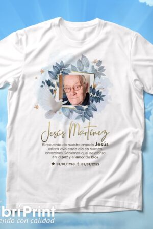 Playera funebre (de luto) diseño 12