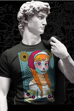 Playera catrina princesa diseño 5